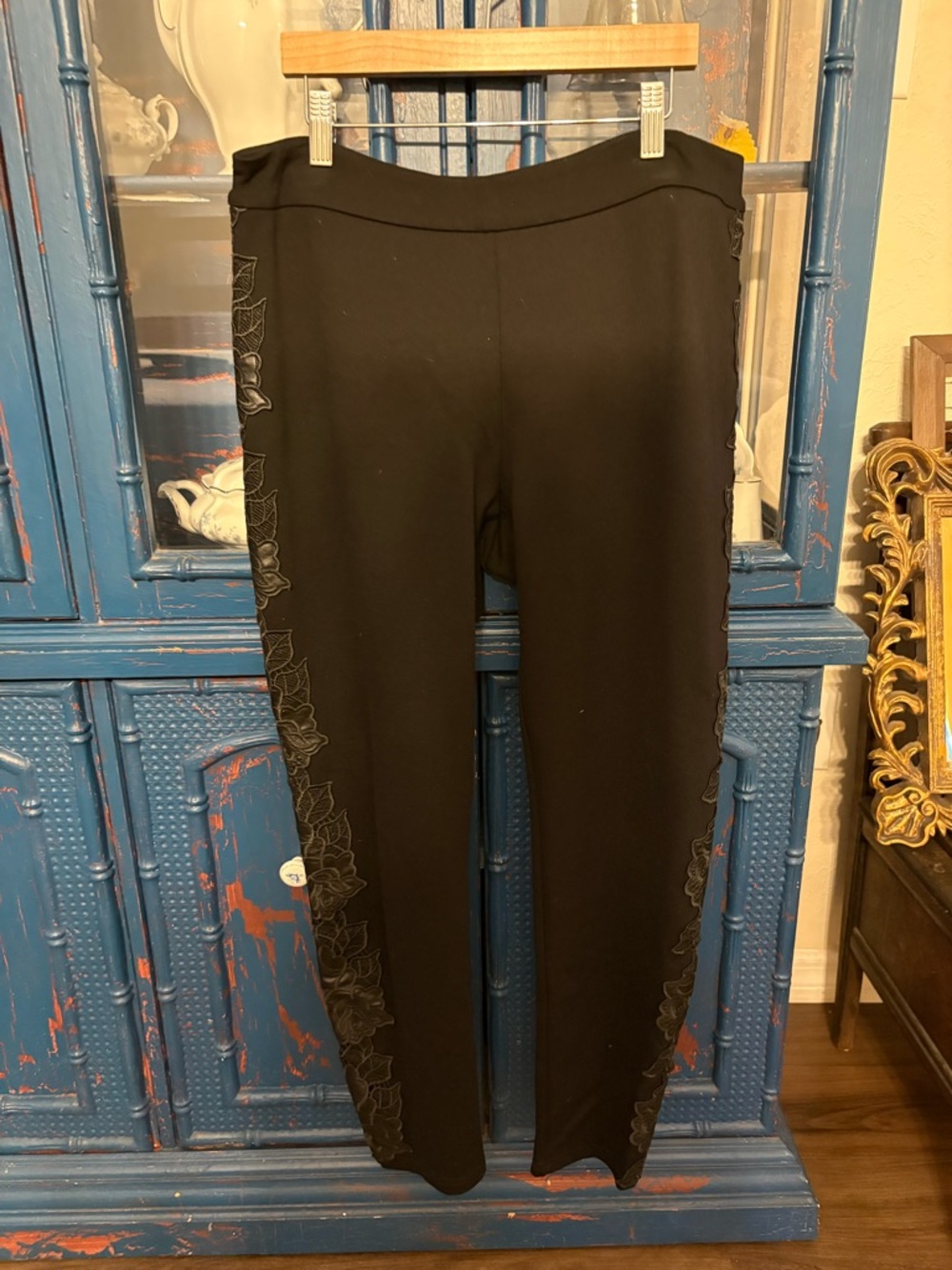 Anne Fontaine Black Knit Leggings